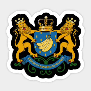 Bananenrepubliek Nederland Sticker